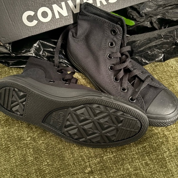 Converse Classic Black Canvas Sneakers - Picture 2 of 3